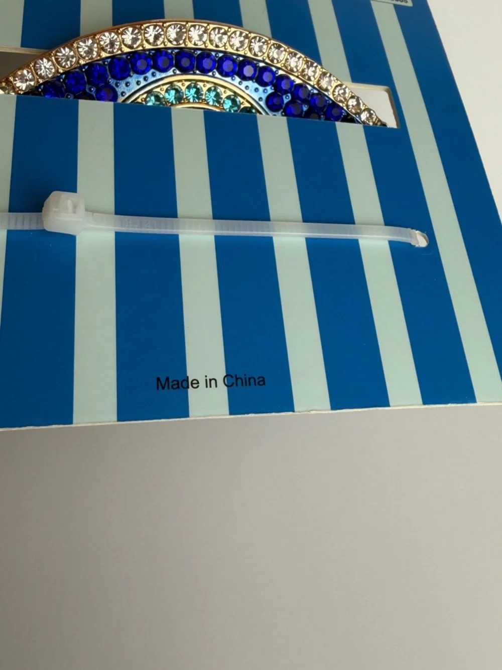 NWT ⚜️🧿⚜️ Piper K Evil Eye Enamel Hair Claw Clip